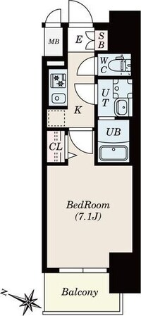 S-RESIDENCE熱田一番の物件間取画像